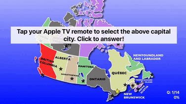 Canada Map Quiz: Education Ed. for Apple TV by Peaceful Pencil Ltd., The