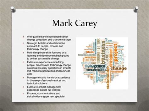 Mark carey value summary | PPT