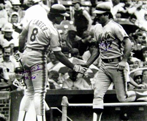 Gary Carter and Keith Hernandez autographed photo (New York Mets 1986 SC) size 16x20 inscribed ...