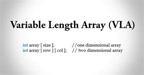 Variable Length Array In C Programming With Example - Trytoprogram