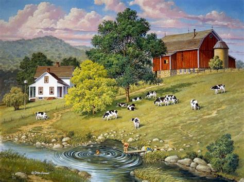 Good Old Summertime JohnSloaneArt.com - John Sloane - Gallery - Down on ...