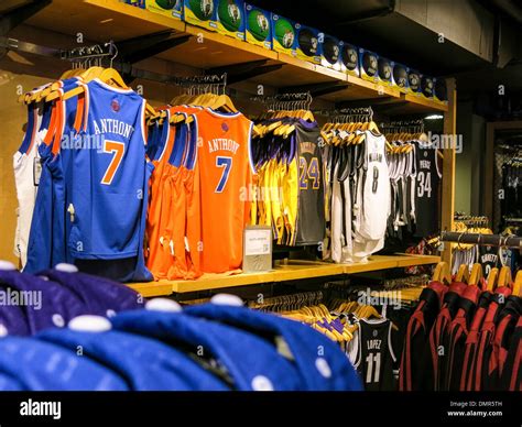 NBA Store Interior, Fifth Avenue, NYC Stock Photo - Alamy