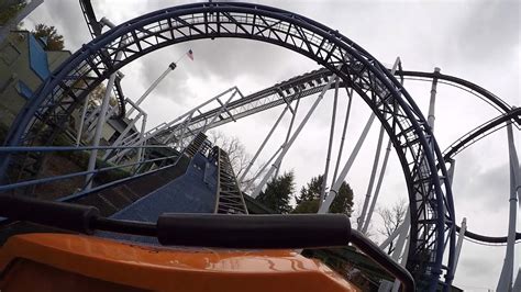 Sooper Dooper Looper POV 60fps HD On-Ride Hersheypark Roller Coaster GoPro Hero4 Front Seat ...