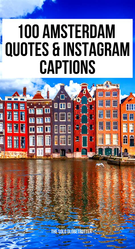 The best Amsterdam quotes and Instagram captions to fall in love with ...