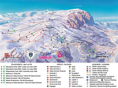 Sinaia Trail map - Freeride