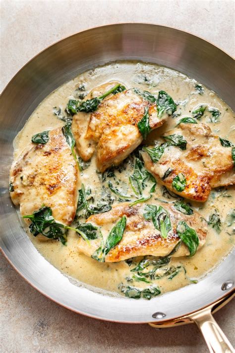 This easy creamy Chicken Florentine recipe is great for busy weeknights or for entertaining gue ...