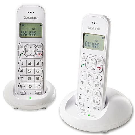 Goodmans Cordless Twin Dect Phone | Cordless Telephones