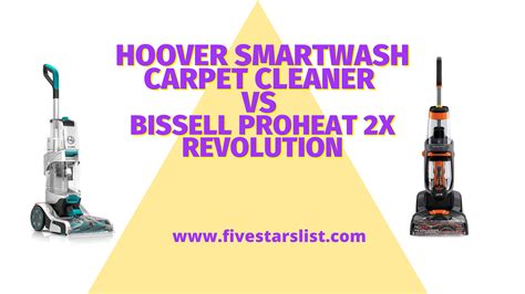 Hoover Smartwash vs Bissell Proheat 2x