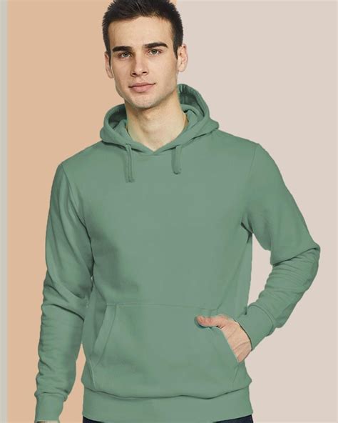 Buy Men's Green Hoodie Online at Bewakoof