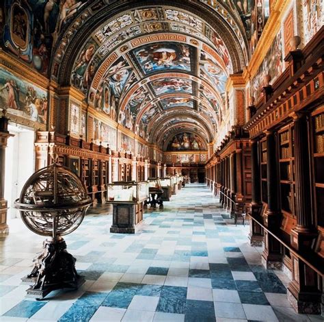 Royal Library of the Monastery of San Lorenzo de El Escorial (St. Lawrence of El Escorial ...