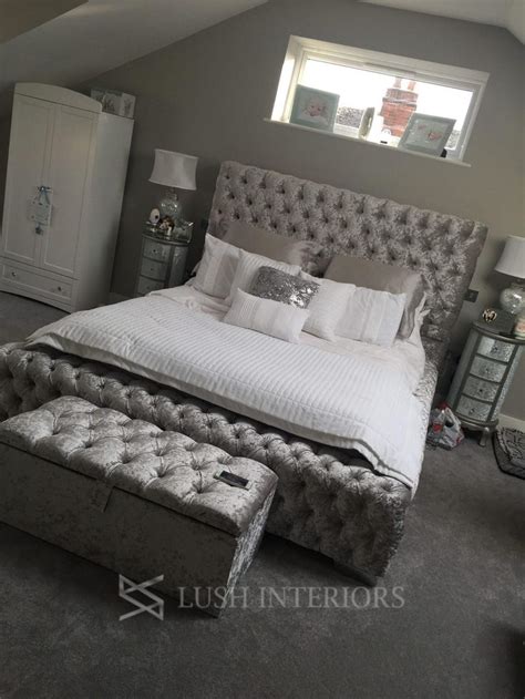 Silver bedroom, Grey bedroom design, Room decor bedroom