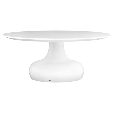 New Design Round Dining Table in White Matte Suitable for Outdoor SUMMER 2024 For Sale at 1stDibs