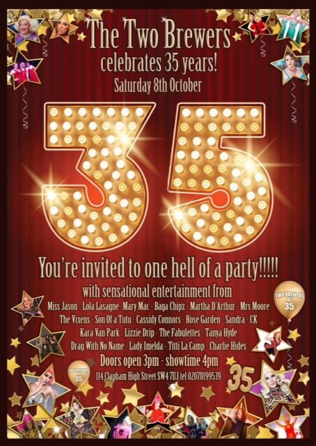 Two Brewers celebrate 35 years! - This is Clapham