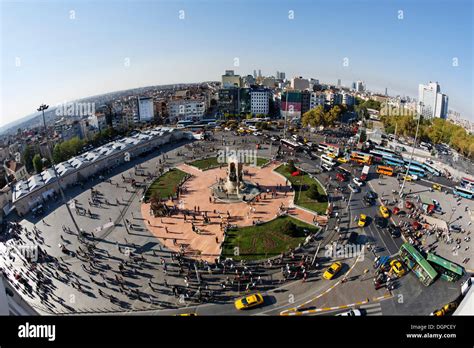 Taksim Square, Taksim Meydani, Istanbul, european side, Turkey, Europe ...