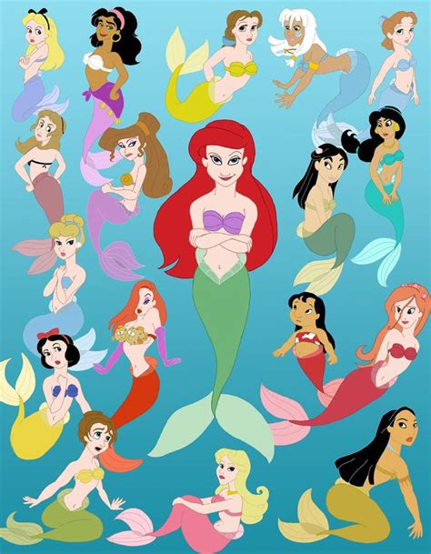 Disney Leading Ladies Photo: Mermaid Ladies | Disney princess pictures, Mermaid disney, Disney ...