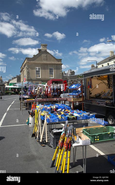 Leyburn Market Place Yorkshire England Stock Photo - Alamy