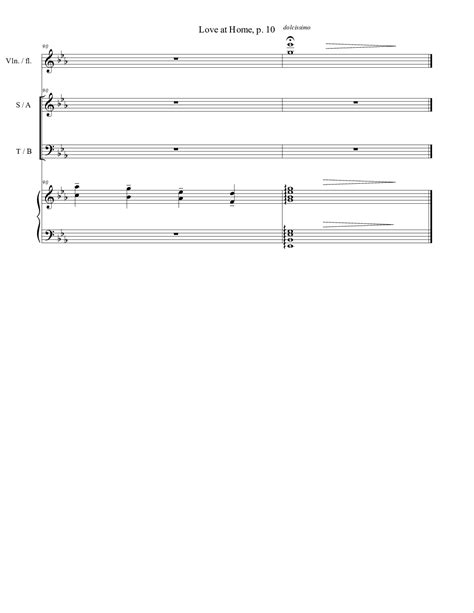 Love At Home (by Brian D. Petersen -- SATB)