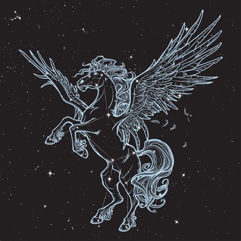 Pegasus Constellation Wall Art | Digital Art