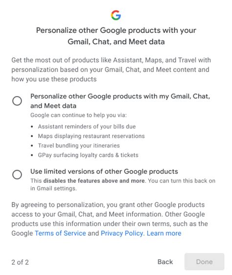 New Gmail settings control if emails personalize Google apps - 9to5Google