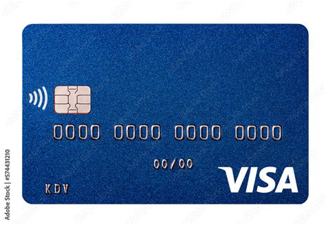 Visa card closeup for design purpose Stock Illustration | Adobe Stock