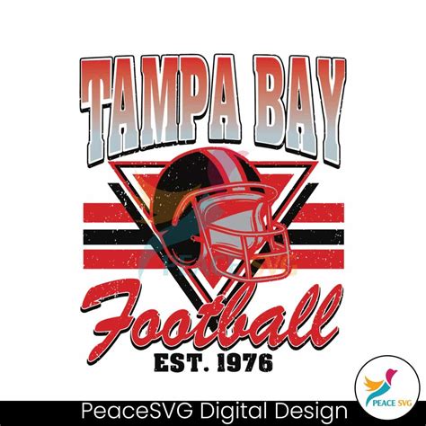 Tampa Bay Football Est 1976 Logo SVG » PeaceSVG