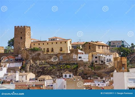 Bunol Cityscape View and Its Castle Valencia Spain Stock Image - Image ...