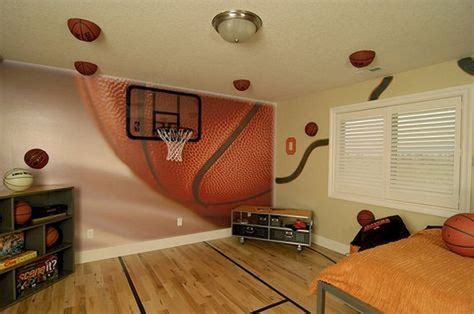 40+ Cool Sport Bedroom Ideas for Boys | Basketball bedroom, Basketball room, Boy sports bedroom