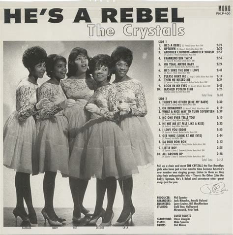 Thre Crystals LP: He's A Rebel (LP) - Bear Family Records