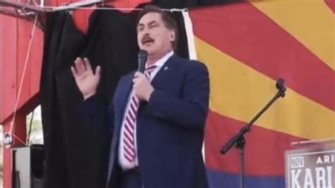 Mike Lindell announces plan to file lawsuit against 'all machines' at Arizona rally - Raw Story