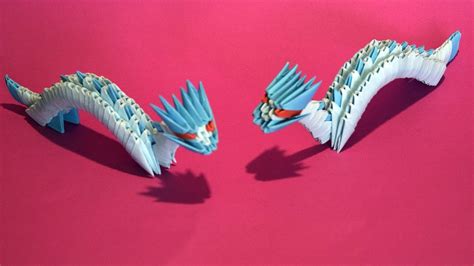 3d Origami Mini Dragon