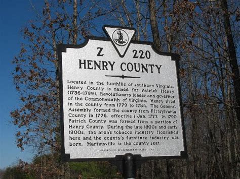 Henry County - Virginia Historical Markers on Waymarking.com