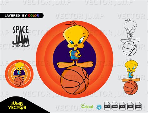 Tweety Bird SPACE JAM png clipart file art instant | Etsy