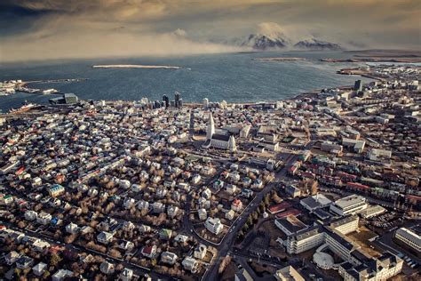 Reykjavik | City, Aerial, Reykjavík city