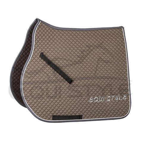 Jumping Saddle Pads Double Curve Light Brown | Equi Style