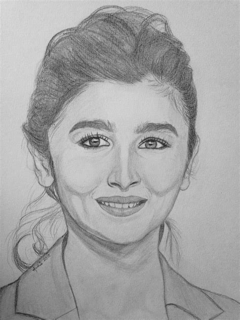 Alia Bhatt | Pencil sketch images, Celebrity drawings, Portrait drawing