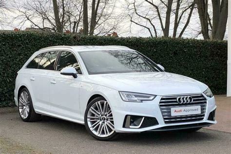 2019 Audi A4 Avant S line 40 TDI 190 PS S tronic Diesel white Semi Auto | in Hitchin ...