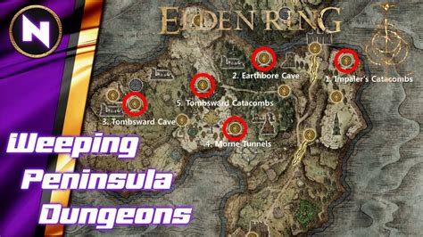 All Dungeons & All Mini-Bosses of Weeping Peninsula | Elden Ring Guide/Tutorial - YouTube