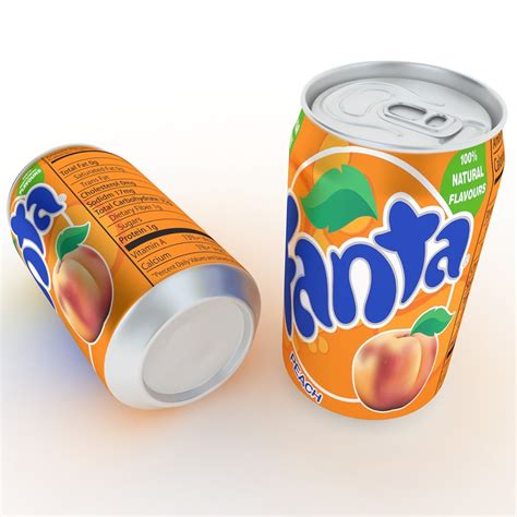 Fanta Can 3D Model - TurboSquid 2084691