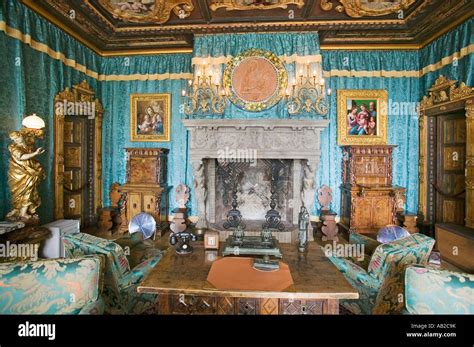 Interior of guest bedroom at Hearst Castle America s Castle San Simeon ...