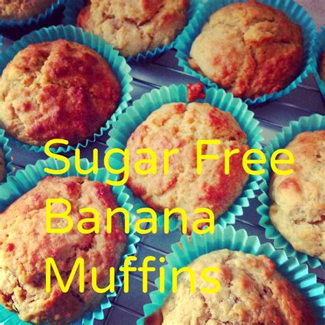 a recipe for delicious sugar free banana muffins. Perfect for a snack or light breakfast. Great ...