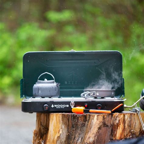 Woods Portable Propane Camping Stove With 2 Burners | Propane camp ...