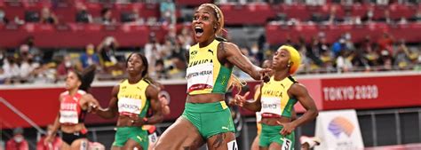 Thompson-Herah runs Olympic record to retain 100m title in Tokyo | FEATURE | World Athletics