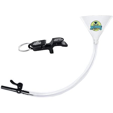 Amazon.com: Premier Beer Bong Funnel - With Valve - No Kink Tubing Food ...