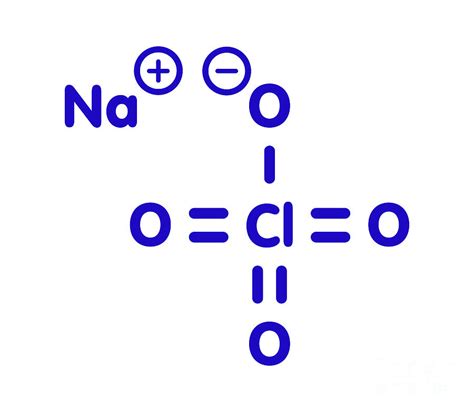 Sodium Perchlorate Chemical Structure Photograph by Molekuul/science ...