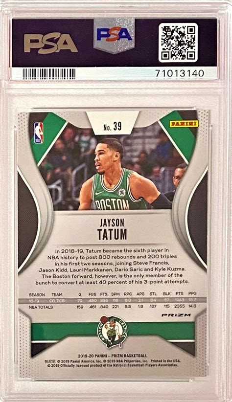 Jayson Tatum 2017-18 Panini Donruss Optic Basketball Boston Celtics Rated Rookie Card - KBK Sports