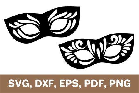 Masquerade mask svg, carnival mask svg, Cricut, Silhouette