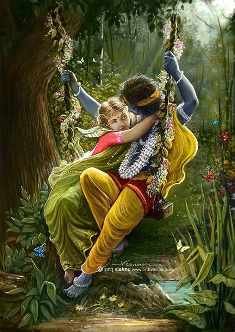 ArtStation - Radha krishna, Art by Vishnu