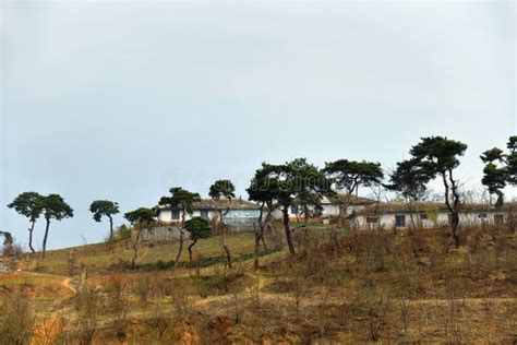 Village in North korea stock image. Image of river, food - 14055413