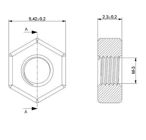 Nut M3 Selfblock, Type metric thread (Pack of 30), ref. 000725 | Mootio Components | Mechanical ...