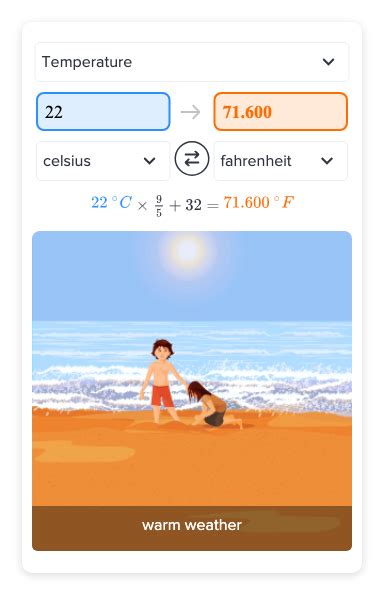 Flexi answers - What is 22°C in Fahrenheit? | CK-12 Foundation